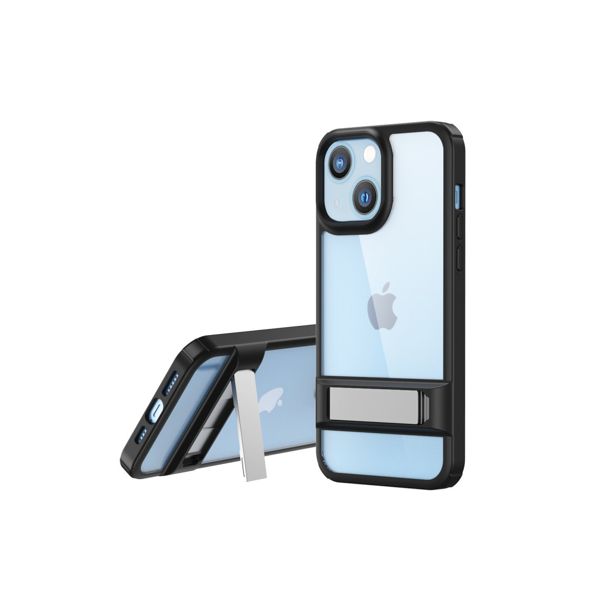 Newface Apple iPhone 14 Kılıf Rolet Stand Kapak - Siyah — görsel 3
