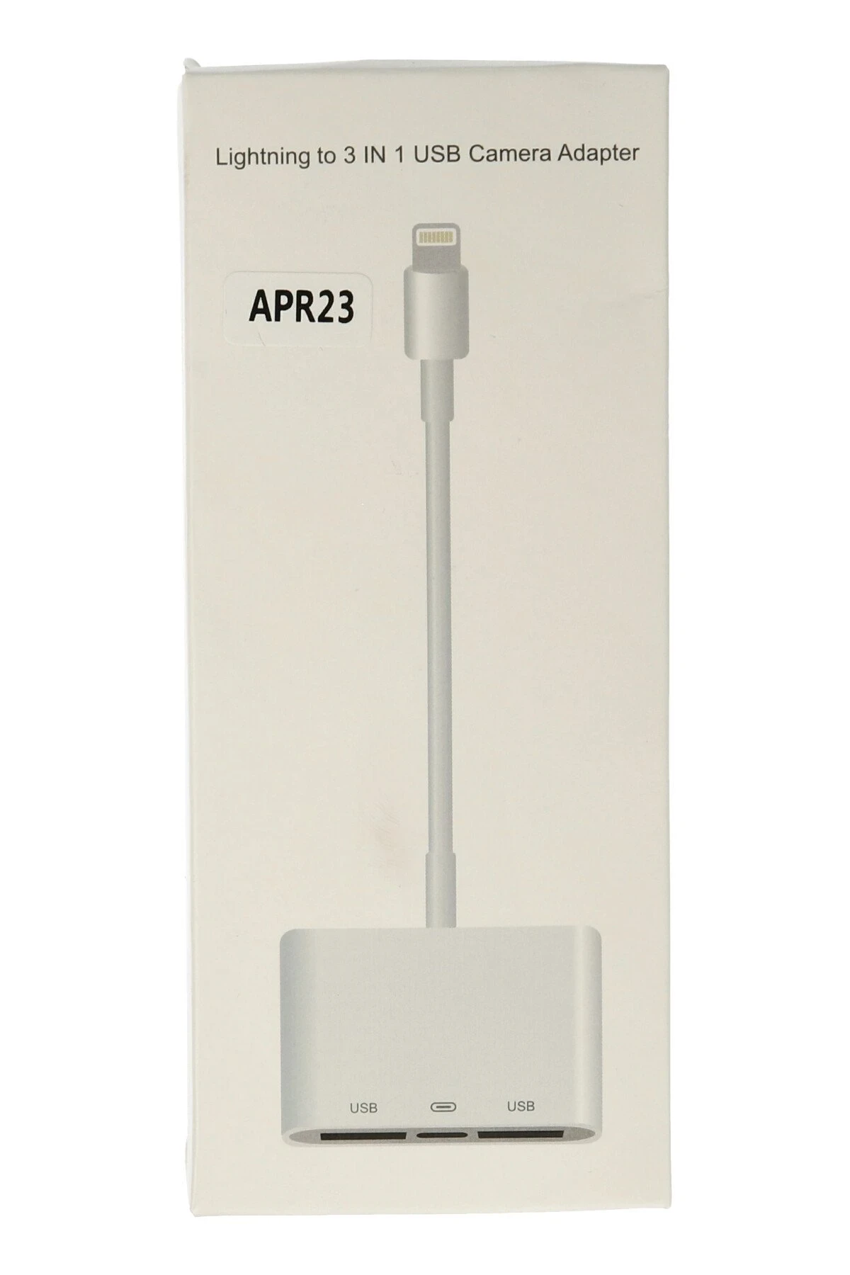 Newface APR23 Iphone Otg 3in1 - Beyaz