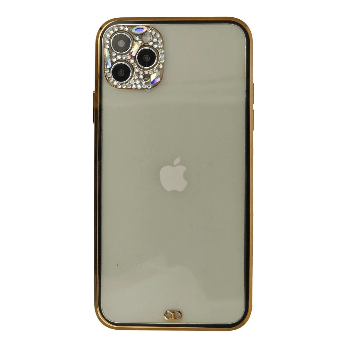 Newface Apple iPhone 11 Pro Kılıf Liva Taşlı Silikon - Siyah — görsel 4