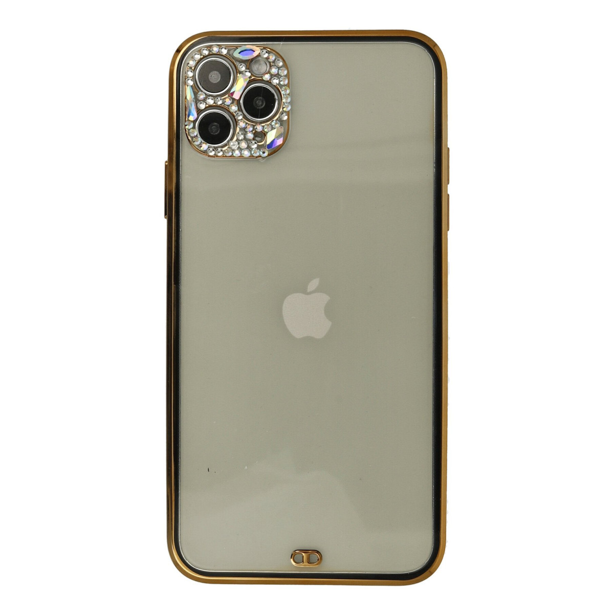 Newface Apple iPhone 11 Pro Kılıf Liva Taşlı Silikon - Siyah — görsel 7