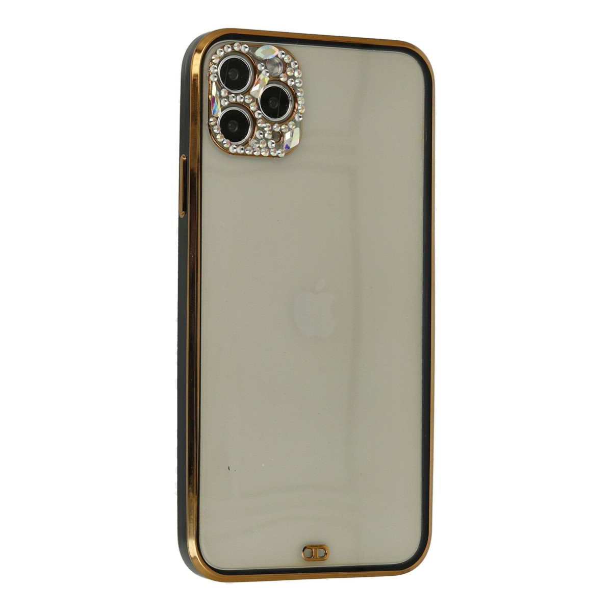 Newface Apple iPhone 11 Pro Kılıf Liva Taşlı Silikon - Siyah — görsel 8