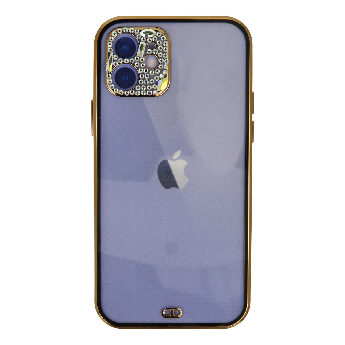 Newface Apple iPhone 12 Kılıf Liva Taşlı Silikon - Siyah — görsel 7