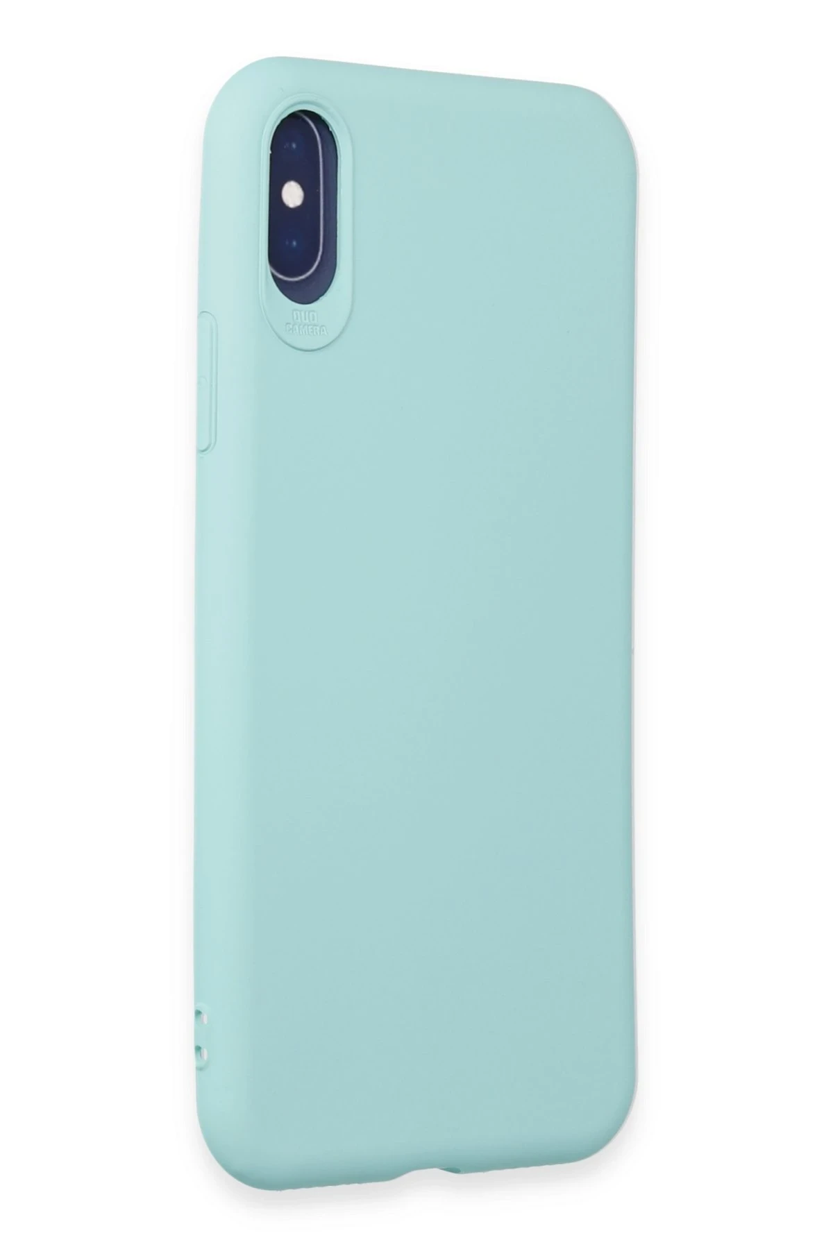 Newface iPhone X Kılıf First Silikon - Turkuaz