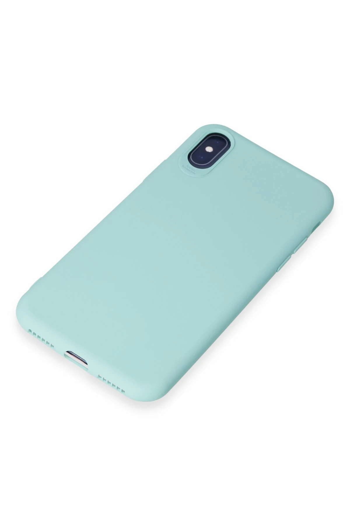 Newface iPhone X Kılıf First Silikon - Turkuaz