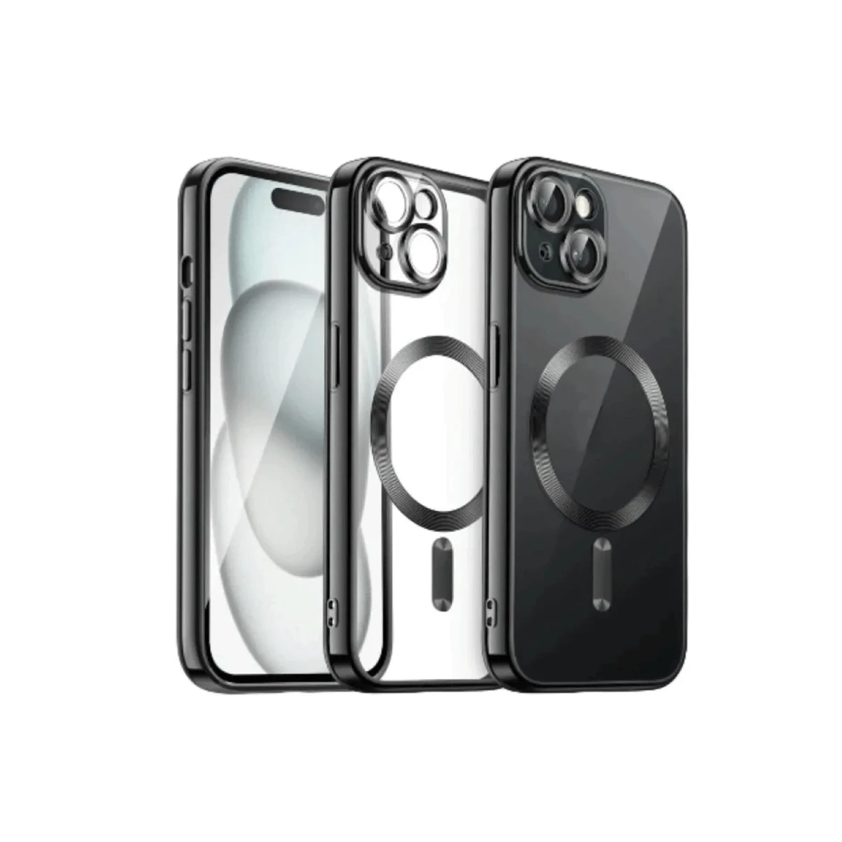 Newface Apple iPhone 12 Pro Max Kılıf Kross Magneticsafe Kapak - Siyah — görsel 2