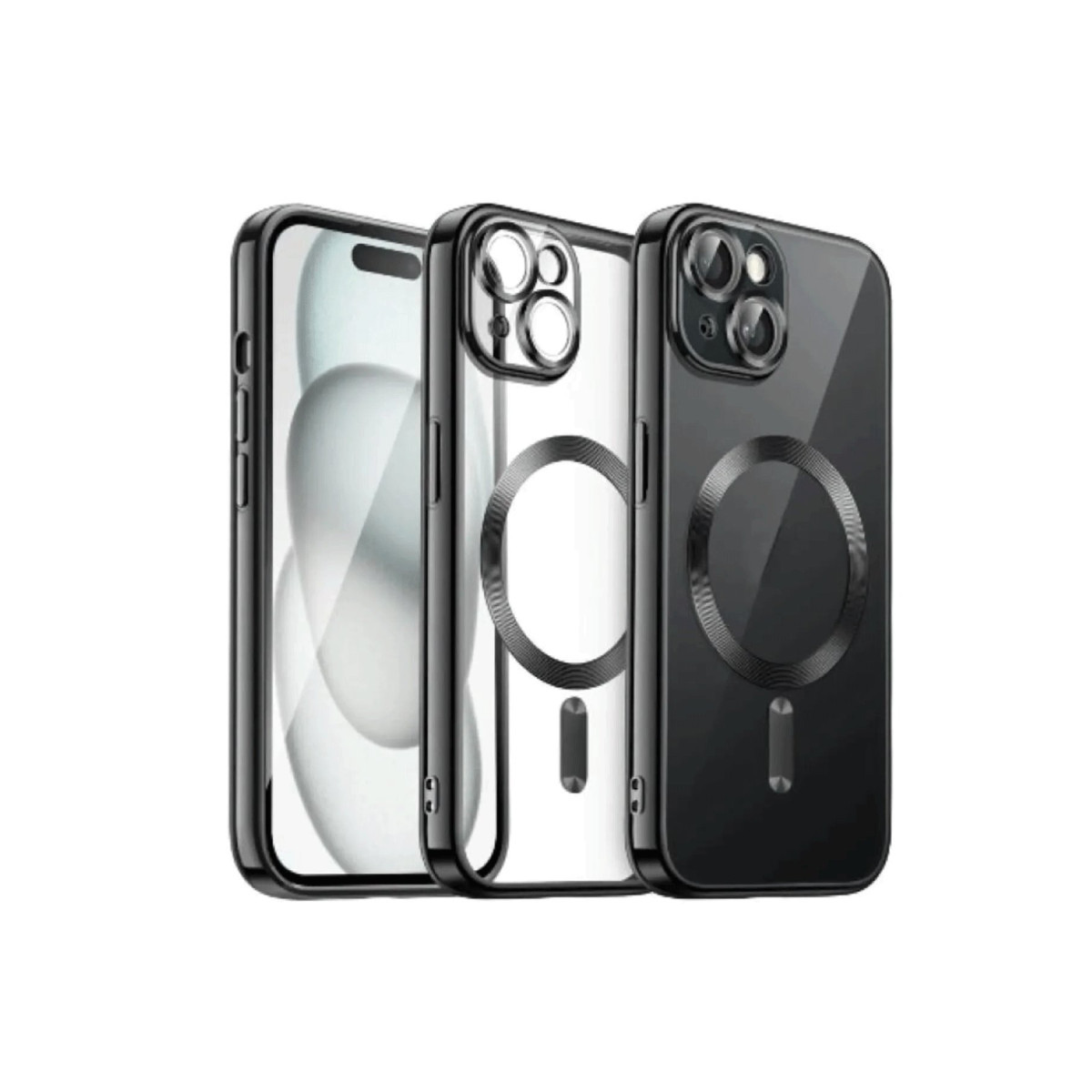 Newface Apple iPhone 12 Pro Max Kılıf Kross Magneticsafe Kapak - Siyah — görsel 3
