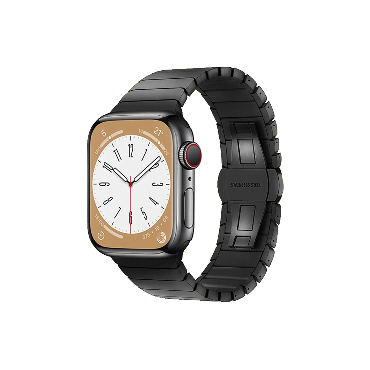Newface Apple Watch 42mm KR416 Huks Kordon - Siyah — görsel 4