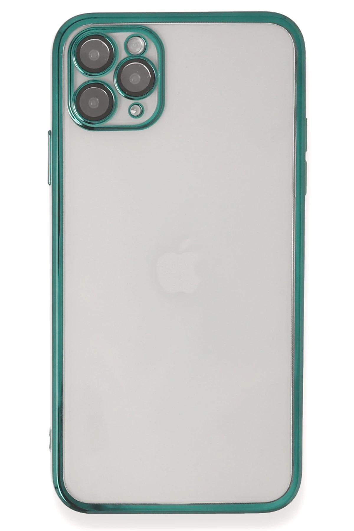 Newface iPhone 11 Pro Kılıf Razer Lensli Silikon - Yeşil