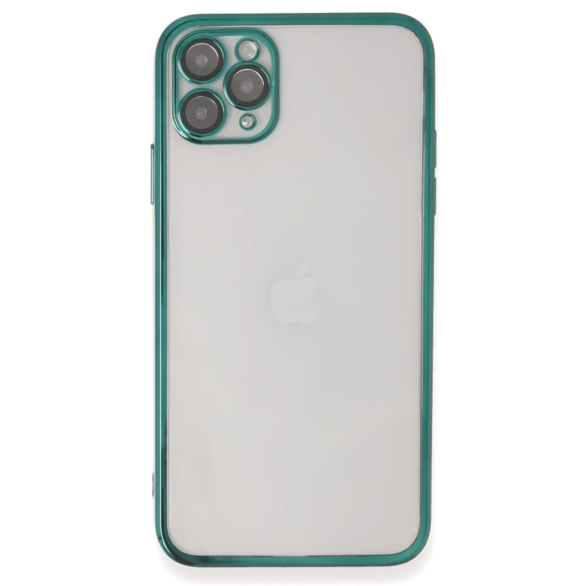 Apple iPhone 11 Pro Kılıf Razer Lensli Silikon - Yeşil
