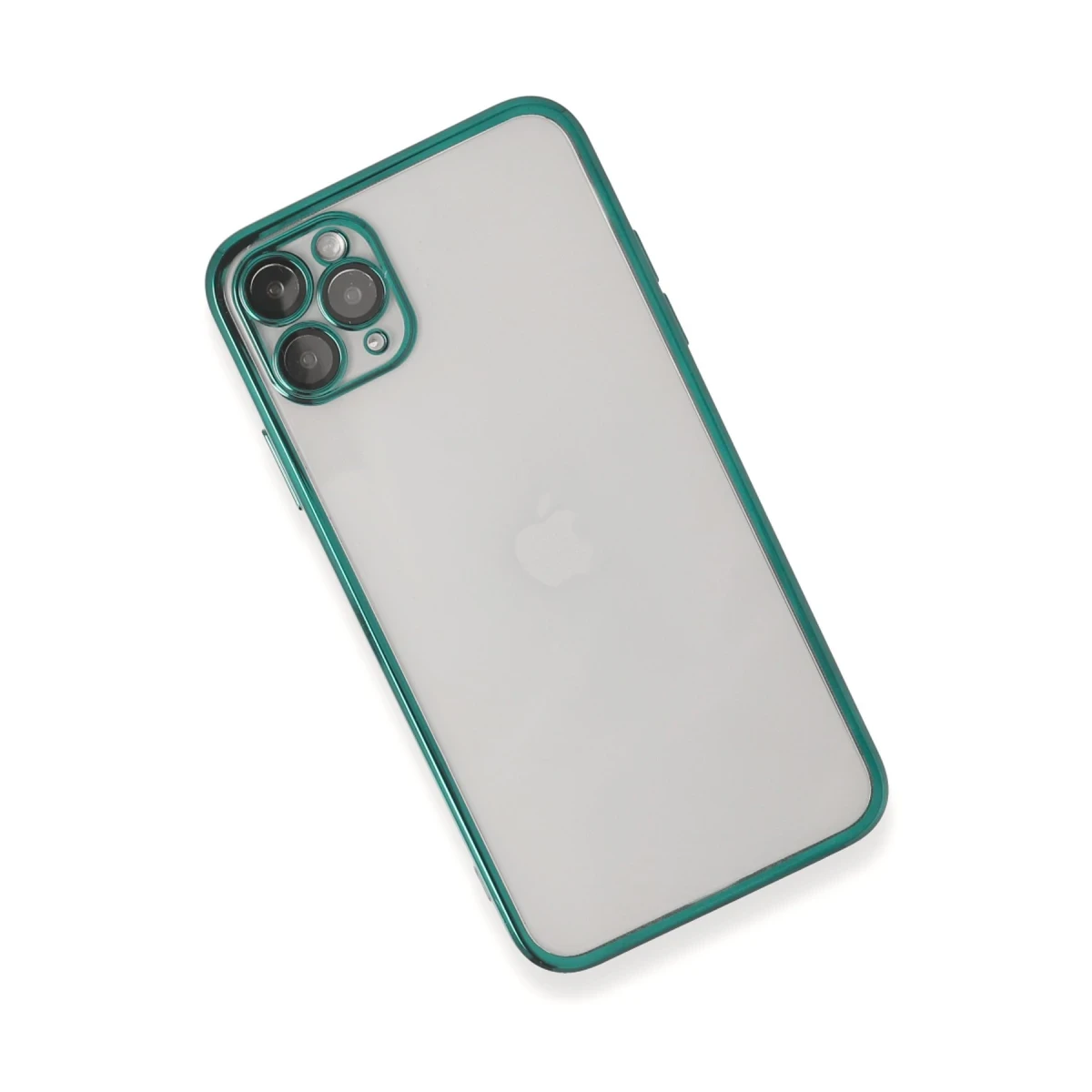 Apple iPhone 11 Pro Kılıf Razer Lensli Silikon - Yeşil
