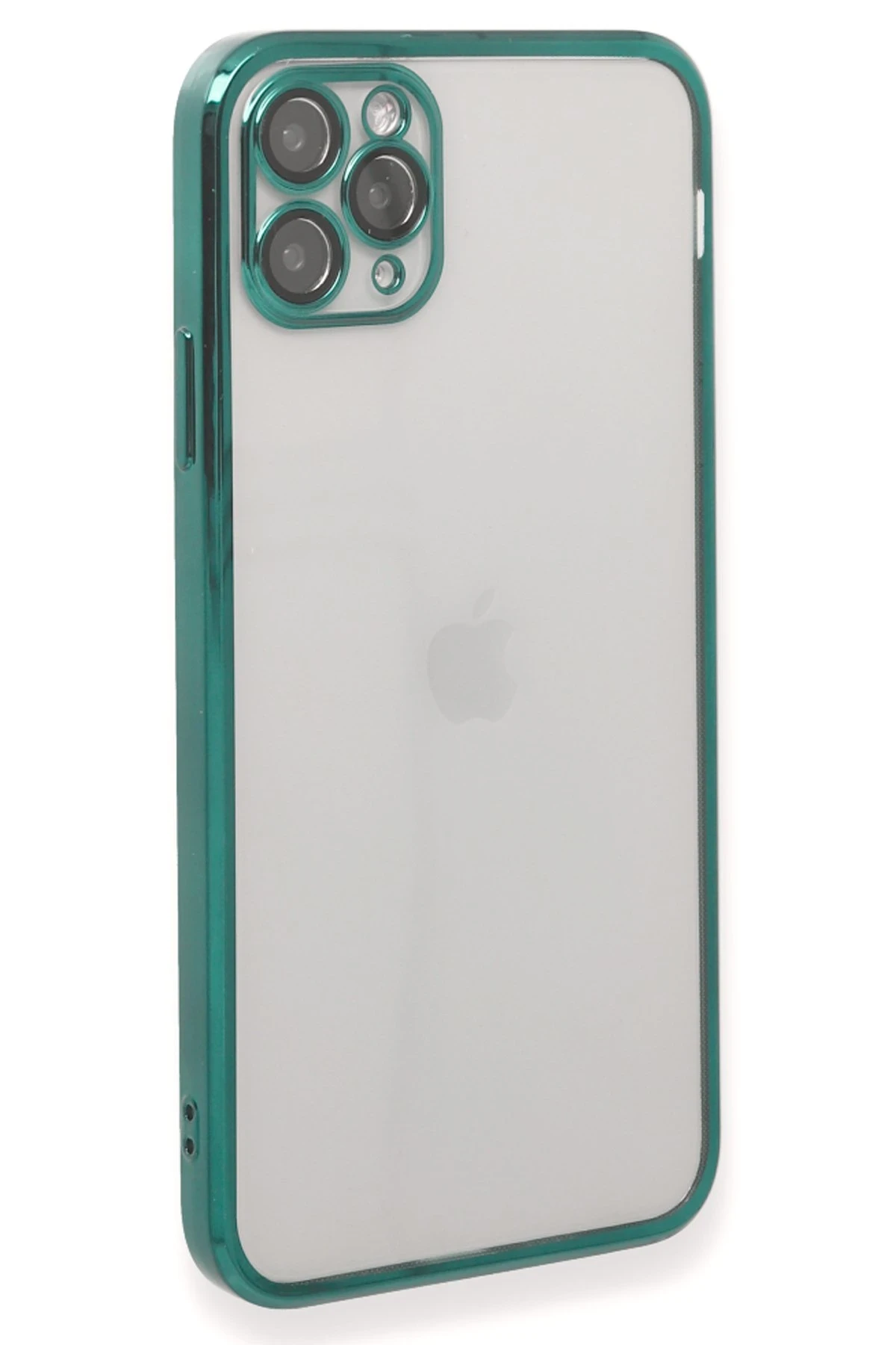 Newface iPhone 11 Pro Kılıf Razer Lensli Silikon - Yeşil