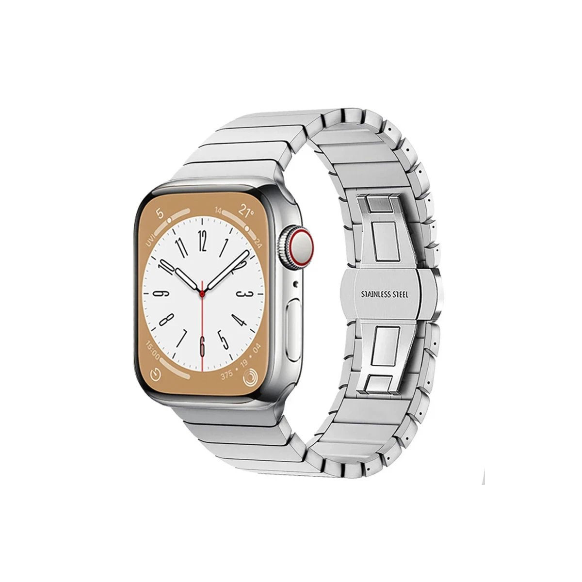 Newface Apple Watch 42mm KR416 Huks Kordon - Gri