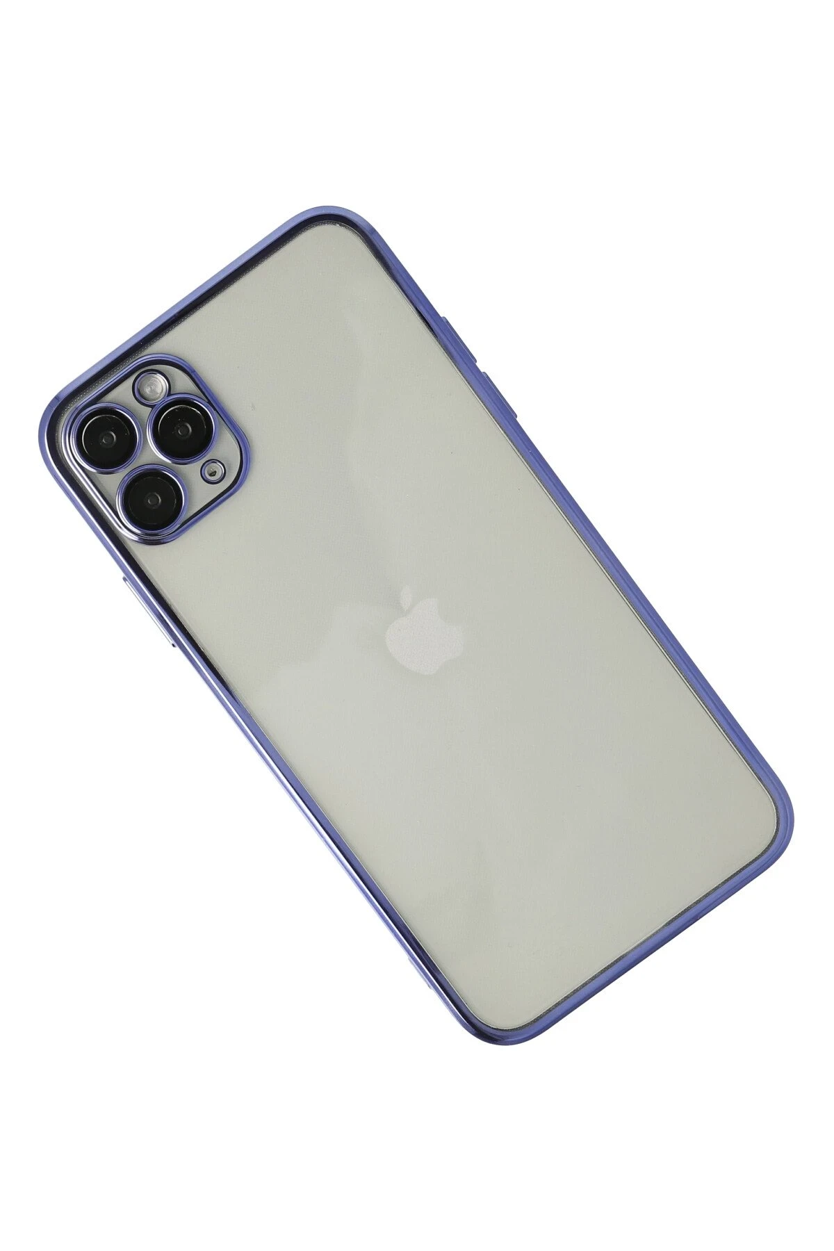 Newface iPhone 11 Pro Kılıf Razer Lensli Silikon - Mor