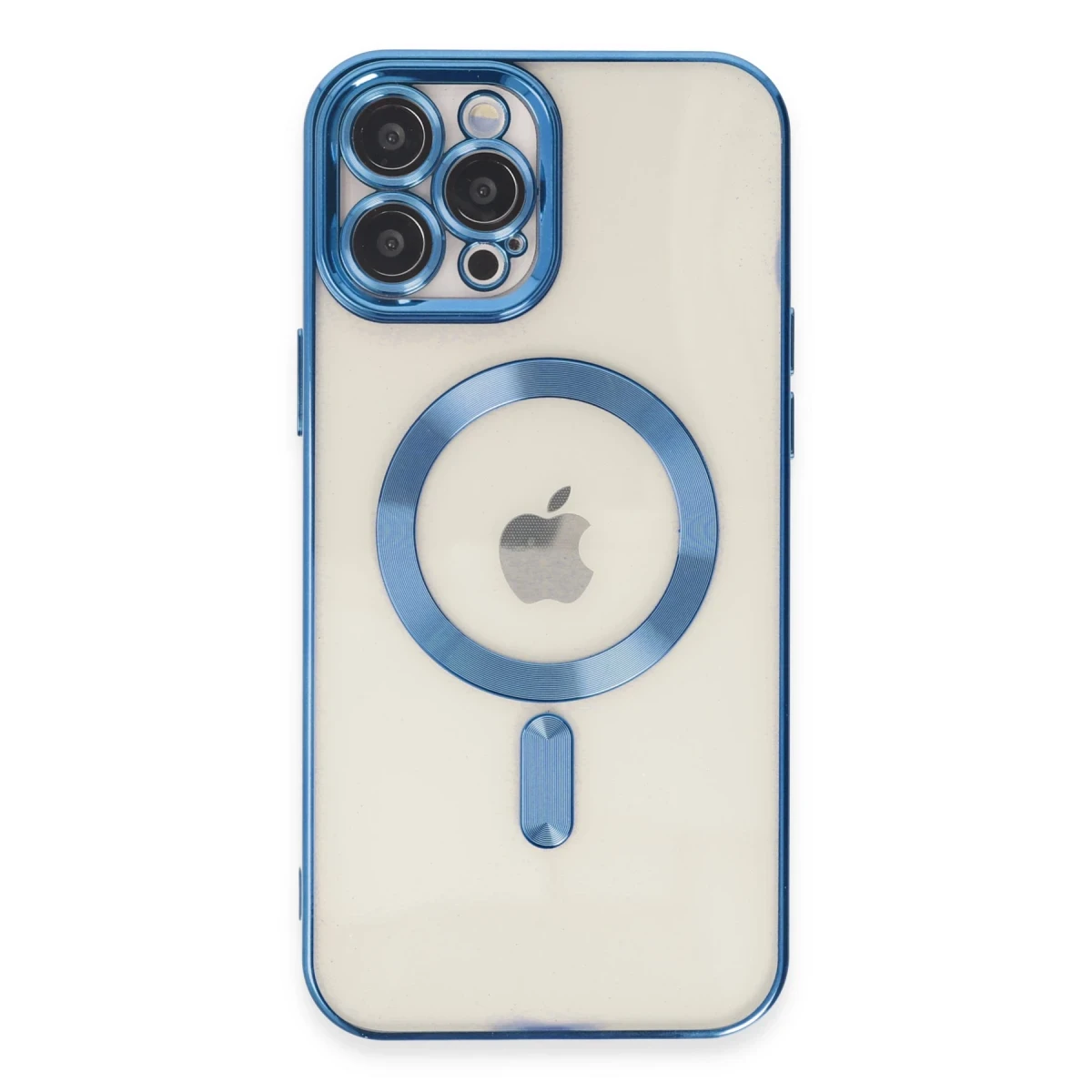 Newface Apple iPhone 12 Pro Max Kılıf Kross Magneticsafe Kapak - Sierra Blue