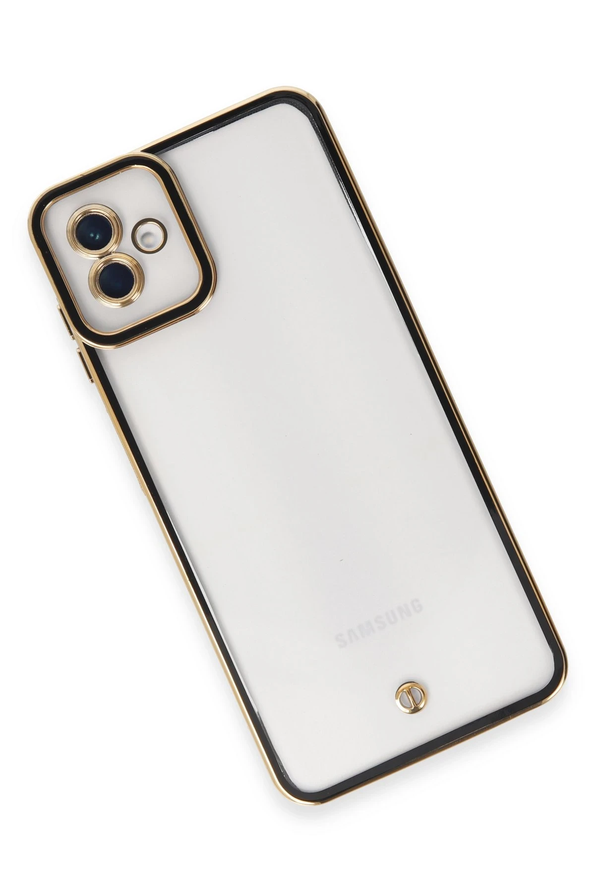 Newface Samsung Galaxy A04 Kılıf Liva Lens Silikon - Siyah