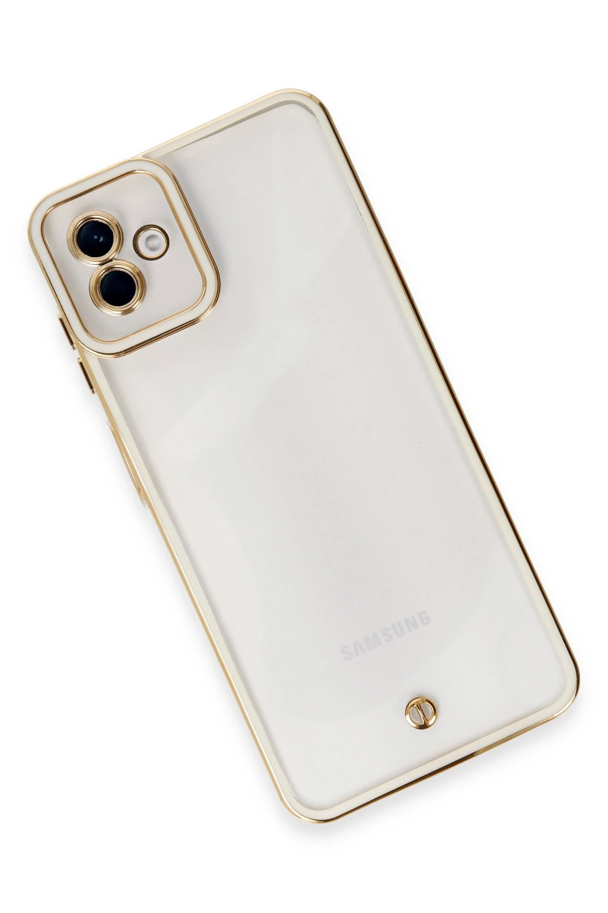 Newface Samsung Galaxy A04 Kılıf Liva Lens Silikon - Beyaz