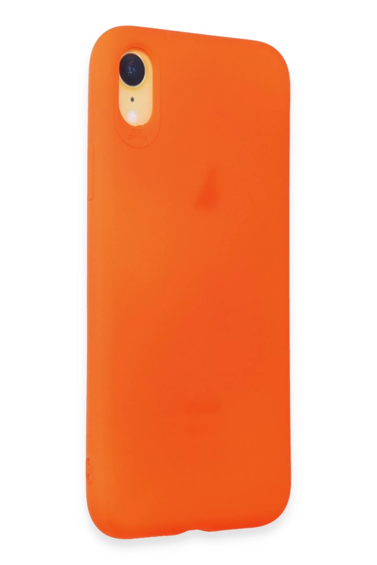Newface iPhone XR Kılıf First Silikon - Parlak Turuncu