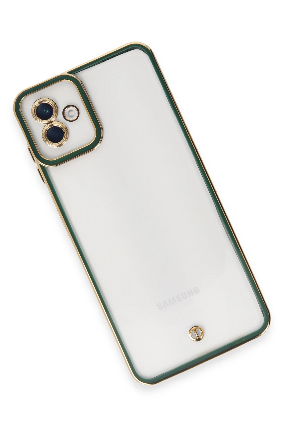 Newface Samsung Galaxy A04 Kılıf Liva Lens Silikon - Yeşil