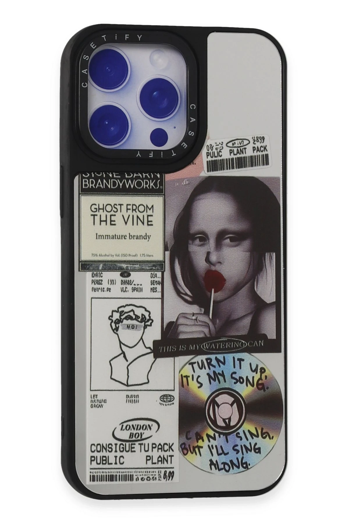 Newface Apple iPhone 15 Pro Kılıf Mirror Desenli Kapak - Mirror - 2