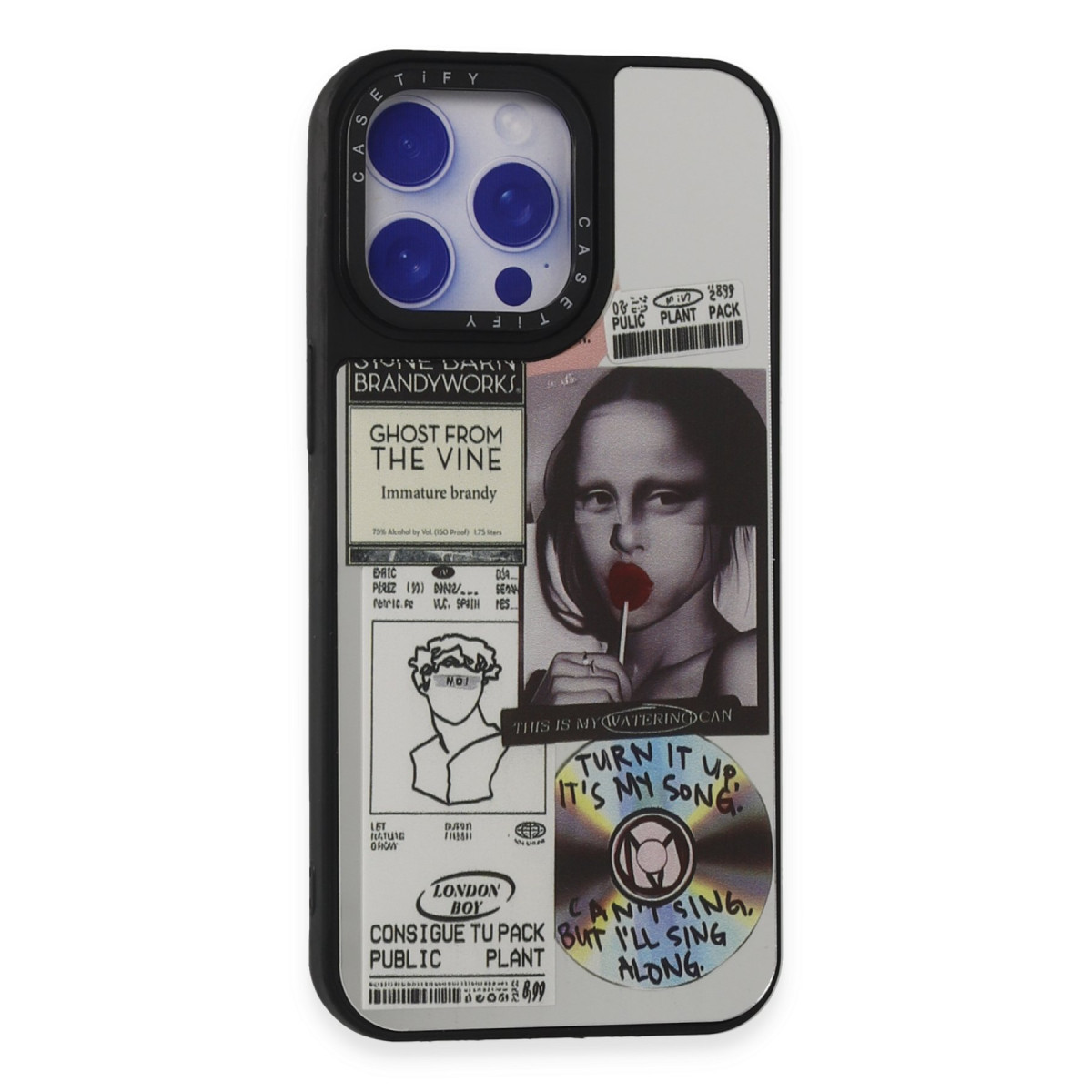 Newface Apple iPhone 15 Pro Kılıf Mirror Desenli Kapak - Mirror - 2 — görsel 9