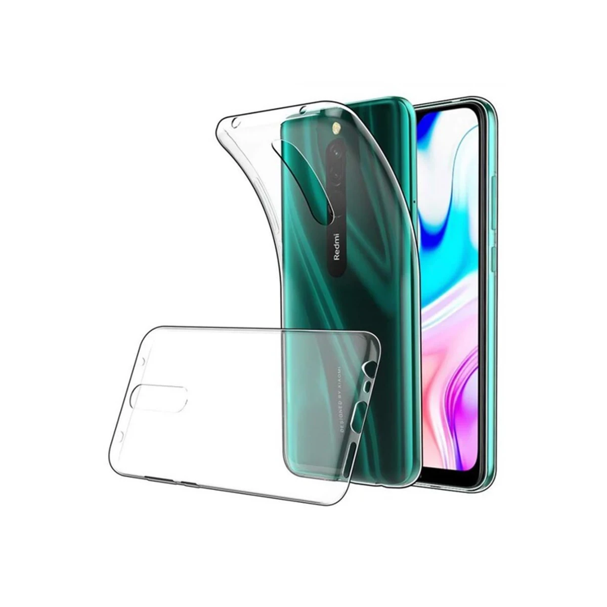 Newface Xiaomi Redmi 8 Kılıf Lüx Şeffaf Silikon — görsel 3