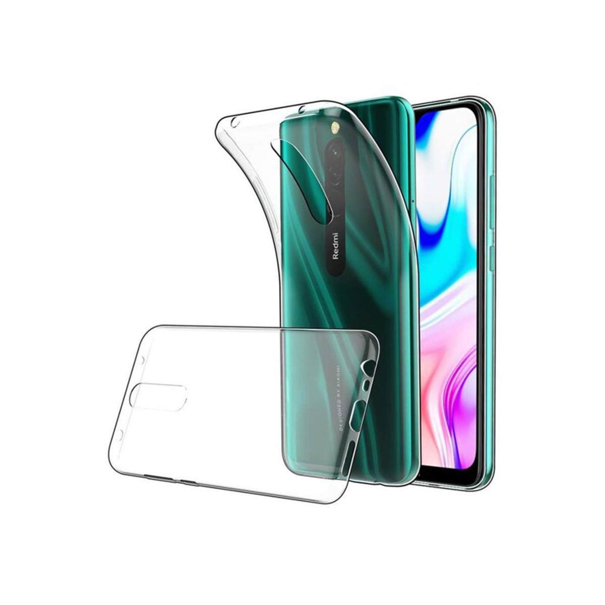 Newface Xiaomi Redmi 8 Kılıf Lüx Şeffaf Silikon — görsel 5