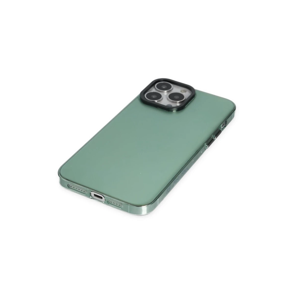 Newface Apple iPhone 13 Pro Kılıf Anka PC Sert Metal Kapak - Yeşil — görsel 7