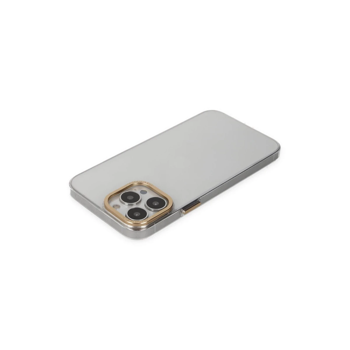 Newface Apple iPhone 13 Pro Kılıf Anka PC Sert Metal Kapak - Şeffaf