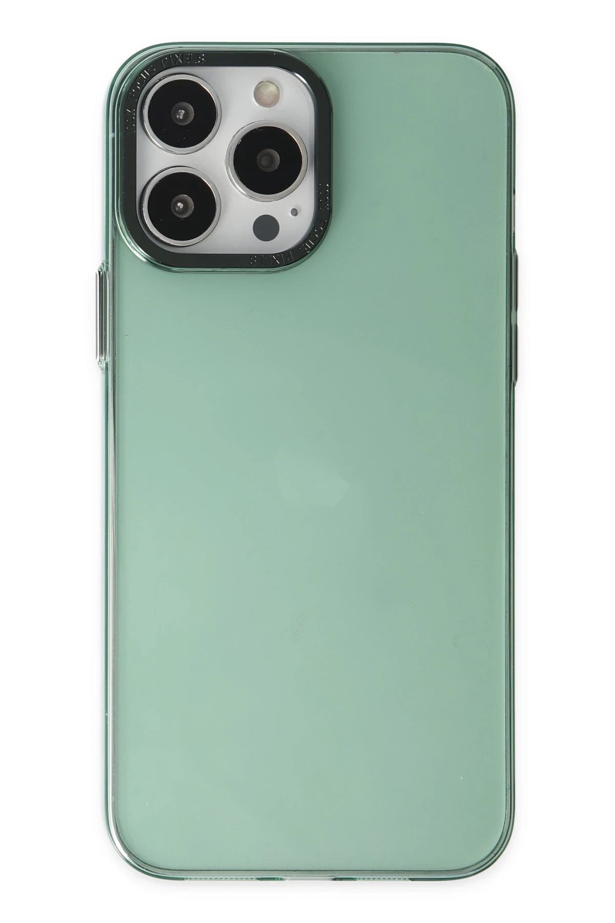 Newface Apple iPhone 13 Pro Max Kılıf Anka PC Sert Metal Kapak - Yeşil