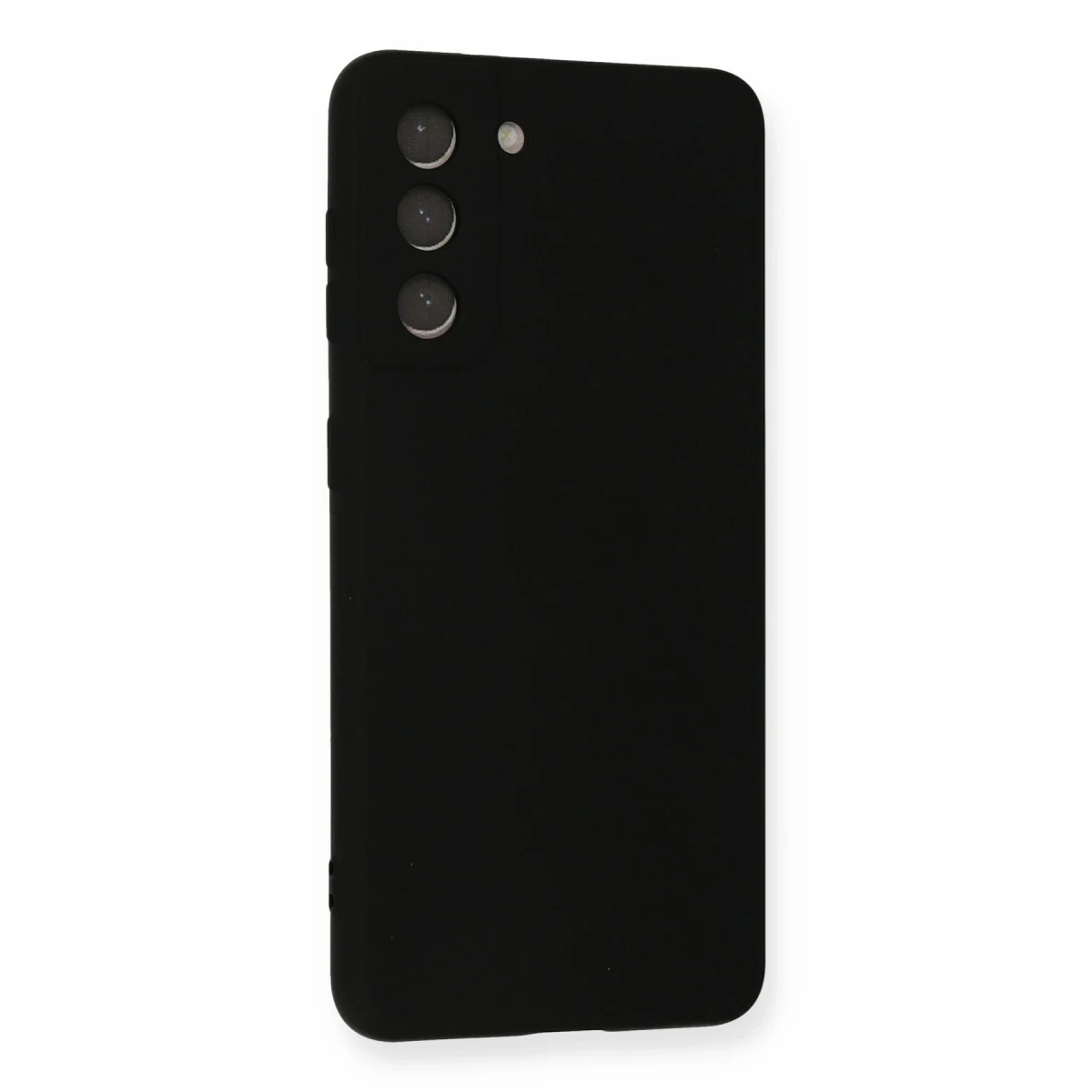 Newface Samsung Galaxy S21 FE Kılıf Nano içi Kadife Silikon - Siyah — görsel 5