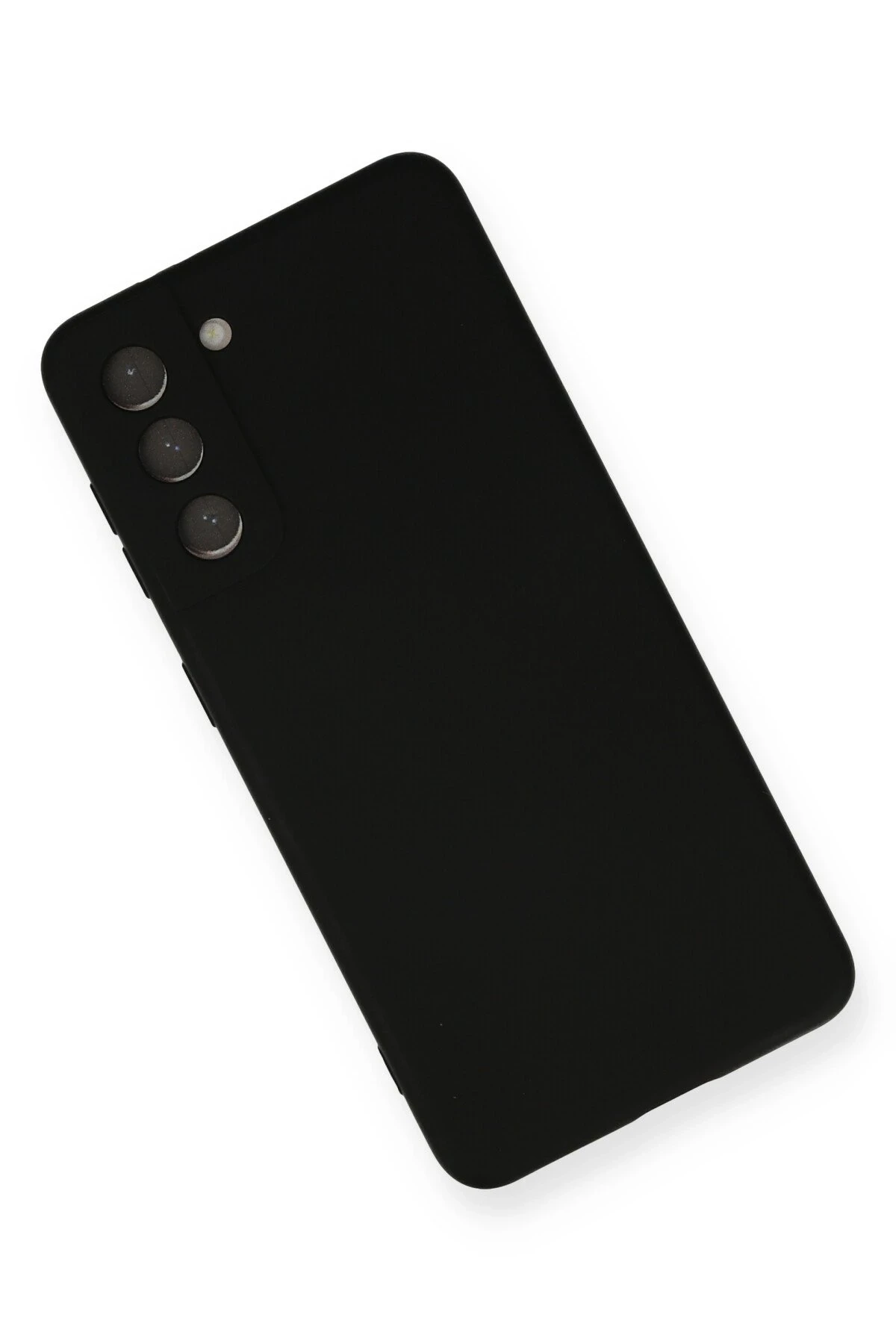 Newface Samsung Galaxy S21 FE Kılıf Nano içi Kadife Silikon - Siyah