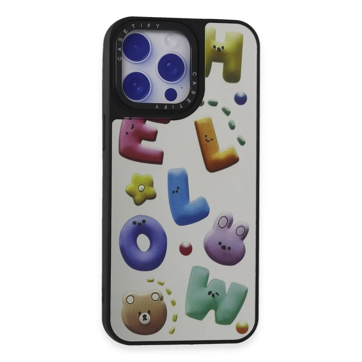 Newface Apple iPhone 15 Pro Max Kılıf Mirror Desenli Kapak - Mirror - 15