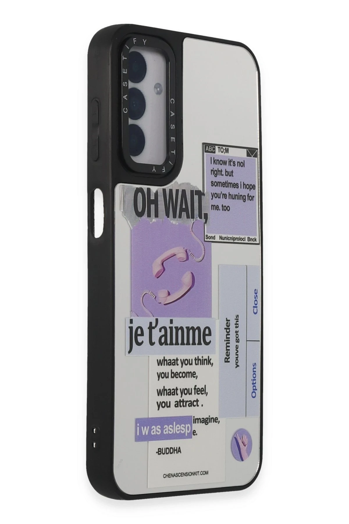 Newface Samsung Galaxy M14 5G Kılıf Mirror Desenli Kapak - Mirror - 4