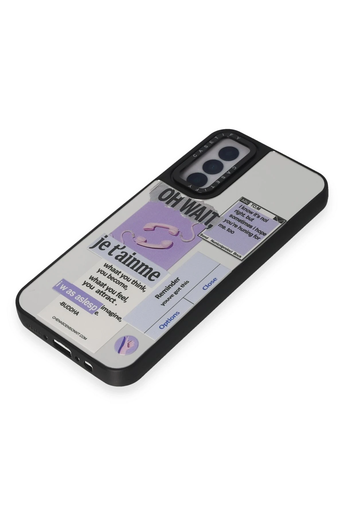 Newface Samsung Galaxy M14 5G Kılıf Mirror Desenli Kapak - Mirror - 4