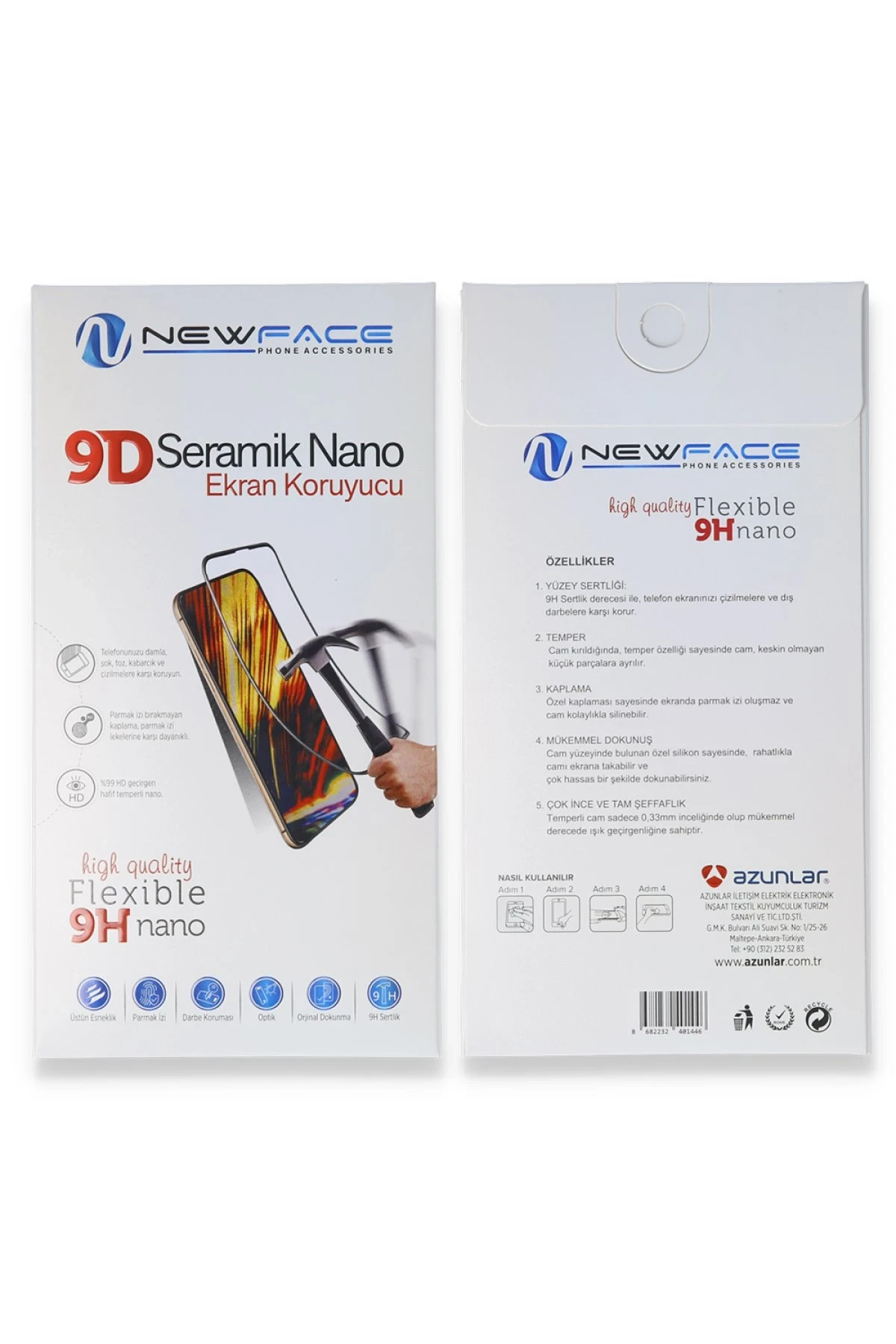 Newface Samsung Galaxy A04S Seramik Nano Ekran Koruyucu