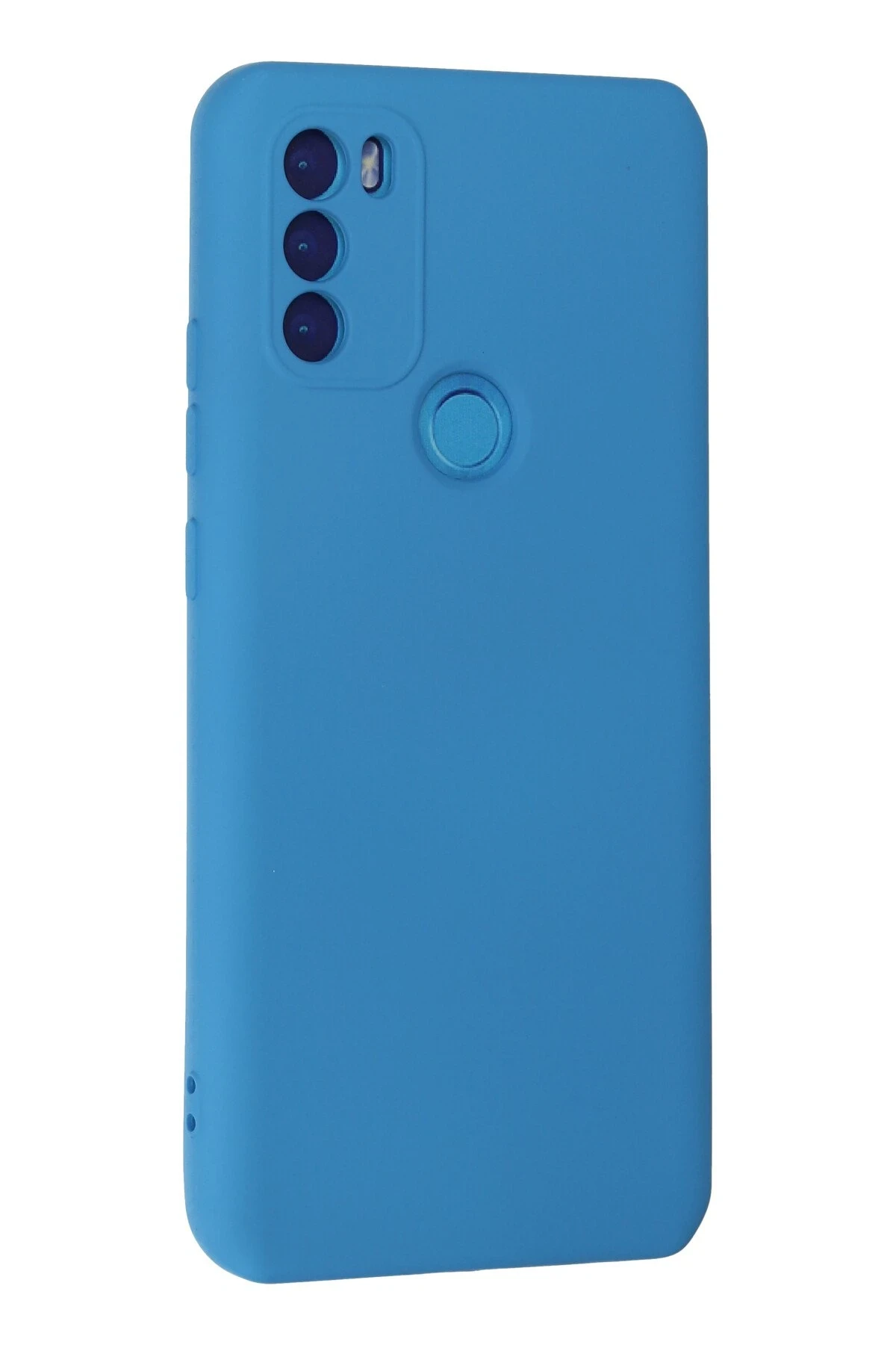 Newface General Mobile GM 21 Plus Kılıf Nano içi Kadife Silikon - Mavi
