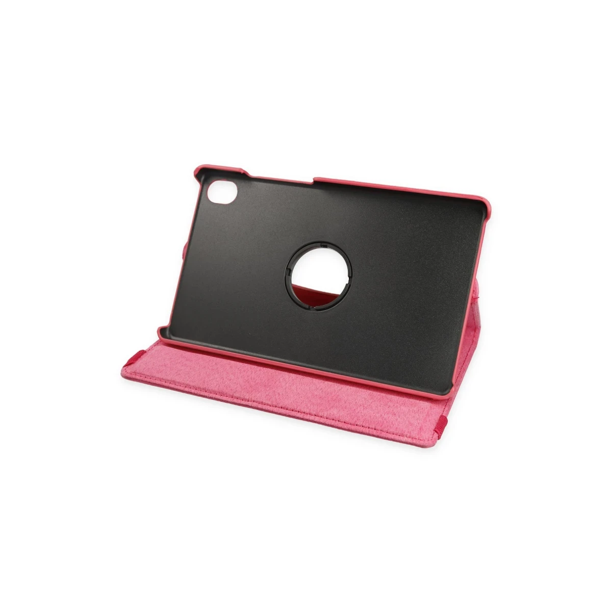 Newface Lenovo Tab M8 Kılıf 360 Tablet Deri Kılıf - Pembe