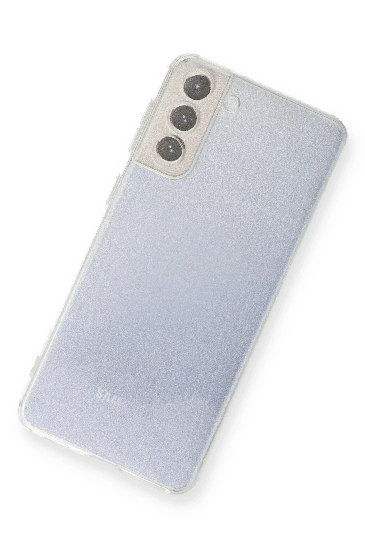 Newface Samsung Galaxy S21 FE Kılıf Lüx Şeffaf Silikon — görsel 3