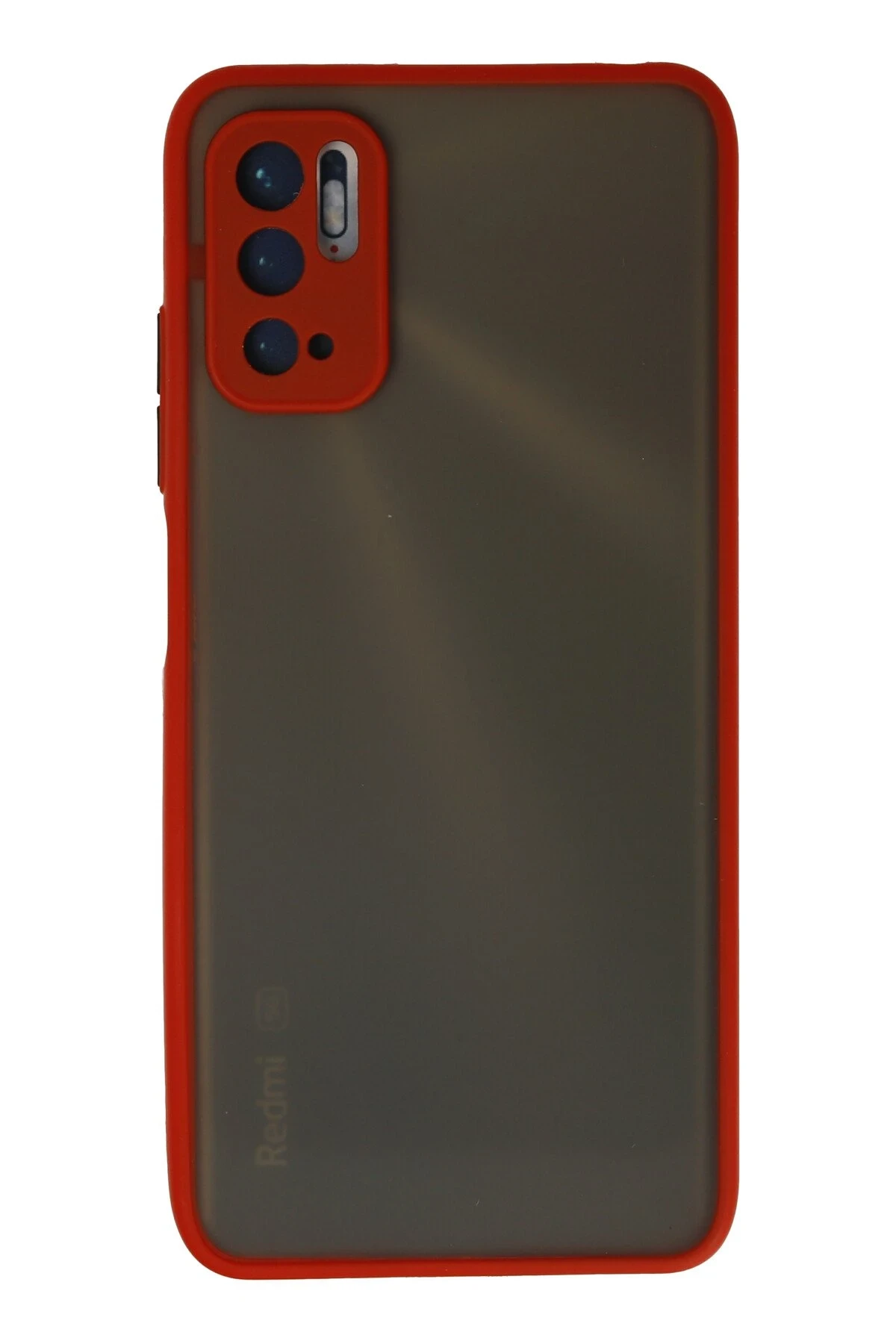 Newface Xiaomi Redmi Note 10 5G Kılıf Montreal Silikon Kapak - Kırmızı