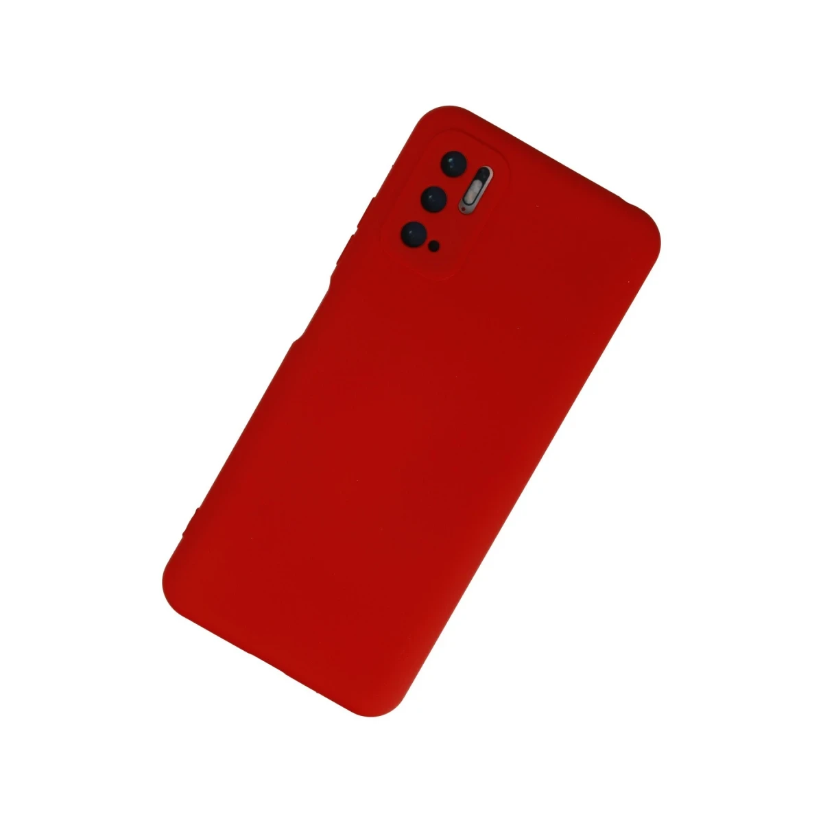 Xiaomi Redmi Note 10 5G Kılıf Nano içi Kadife Silikon - Kırmızı