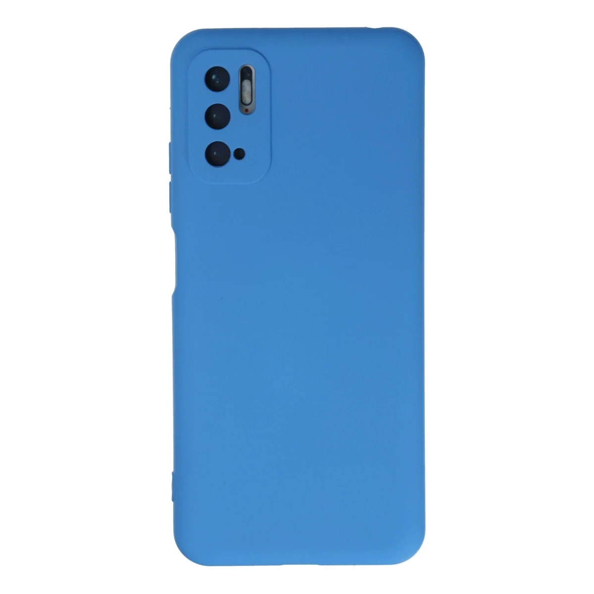 Newface Xiaomi Redmi Note 10 5G Kılıf Nano içi Kadife Silikon - Mavi