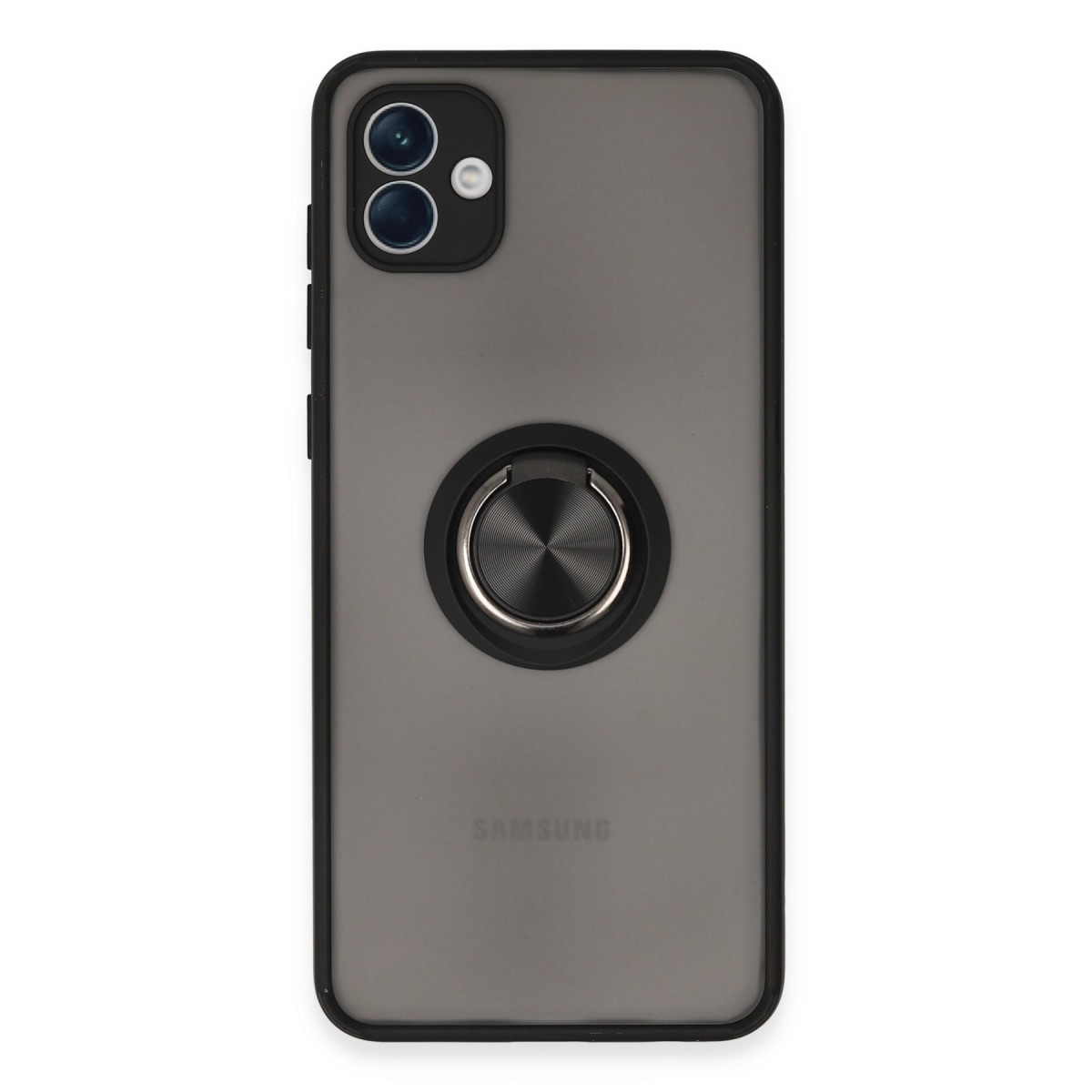 Newface Samsung Galaxy A04 Kılıf Montreal Yüzüklü Silikon Kapak - Siyah — görsel 9