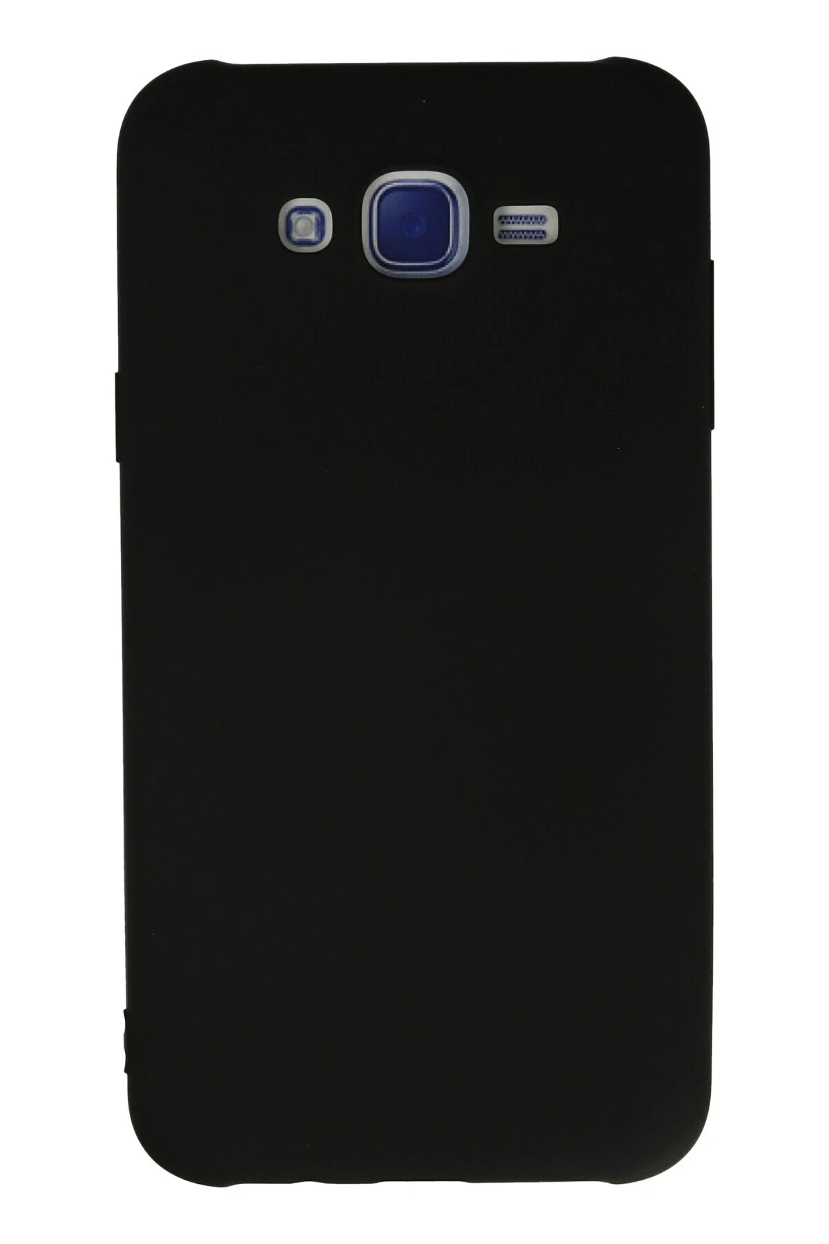 Newface Samsung Galaxy J7 Kılıf Nano içi Kadife Silikon - Siyah