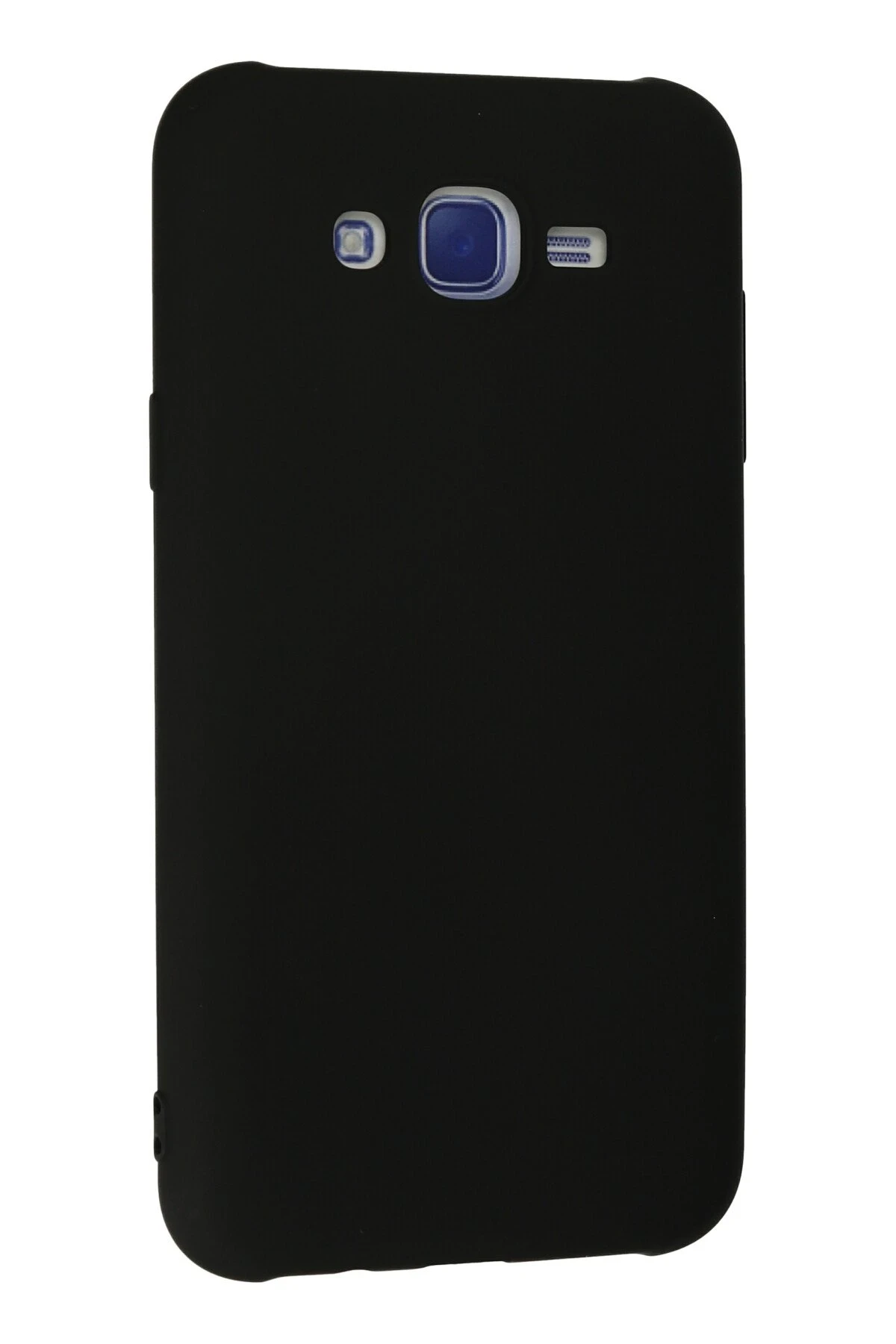 Newface Samsung Galaxy J7 Kılıf Nano içi Kadife Silikon - Siyah