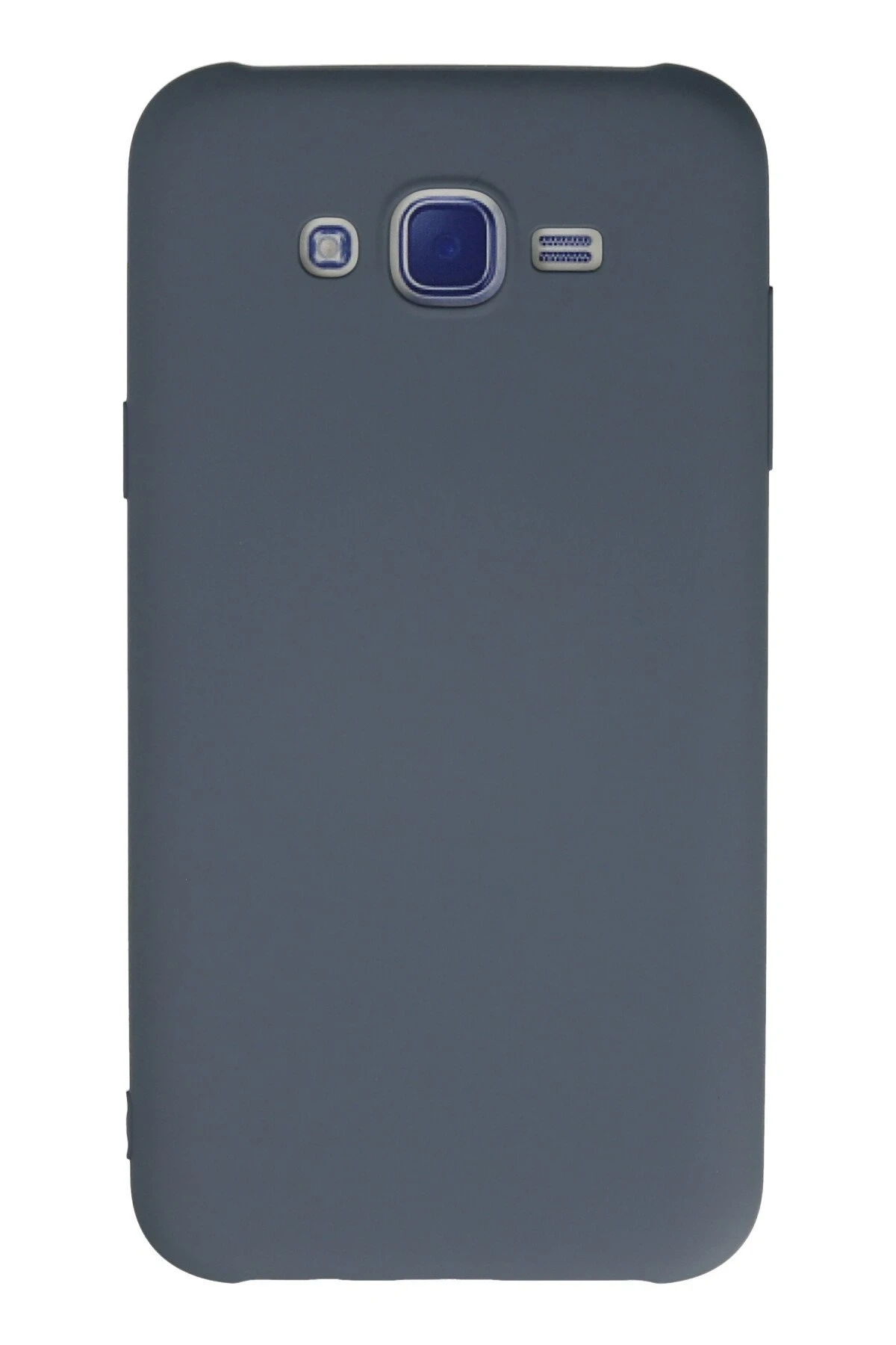 Newface Samsung Galaxy J7 Kılıf Nano içi Kadife Silikon - Gri