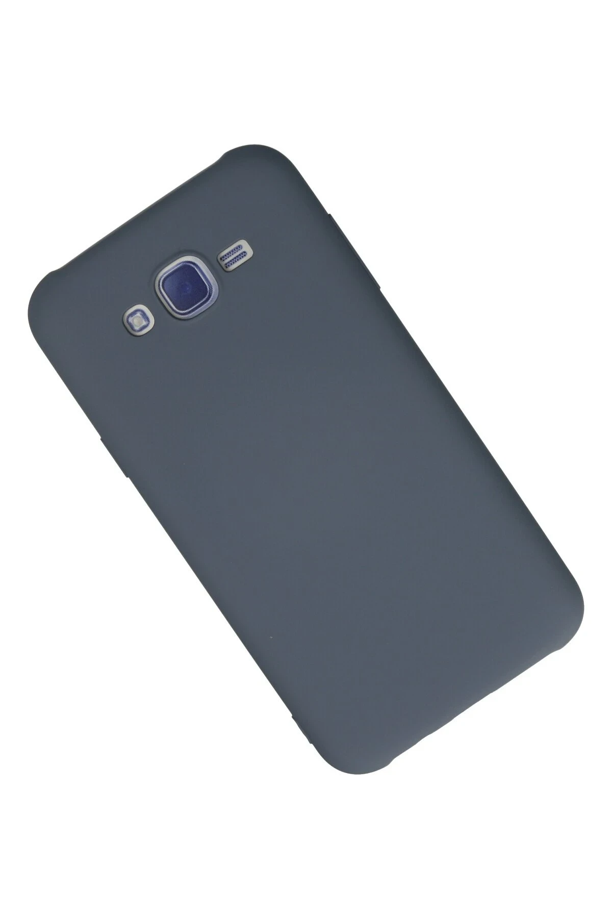 Newface Samsung Galaxy J7 Kılıf Nano içi Kadife Silikon - Gri
