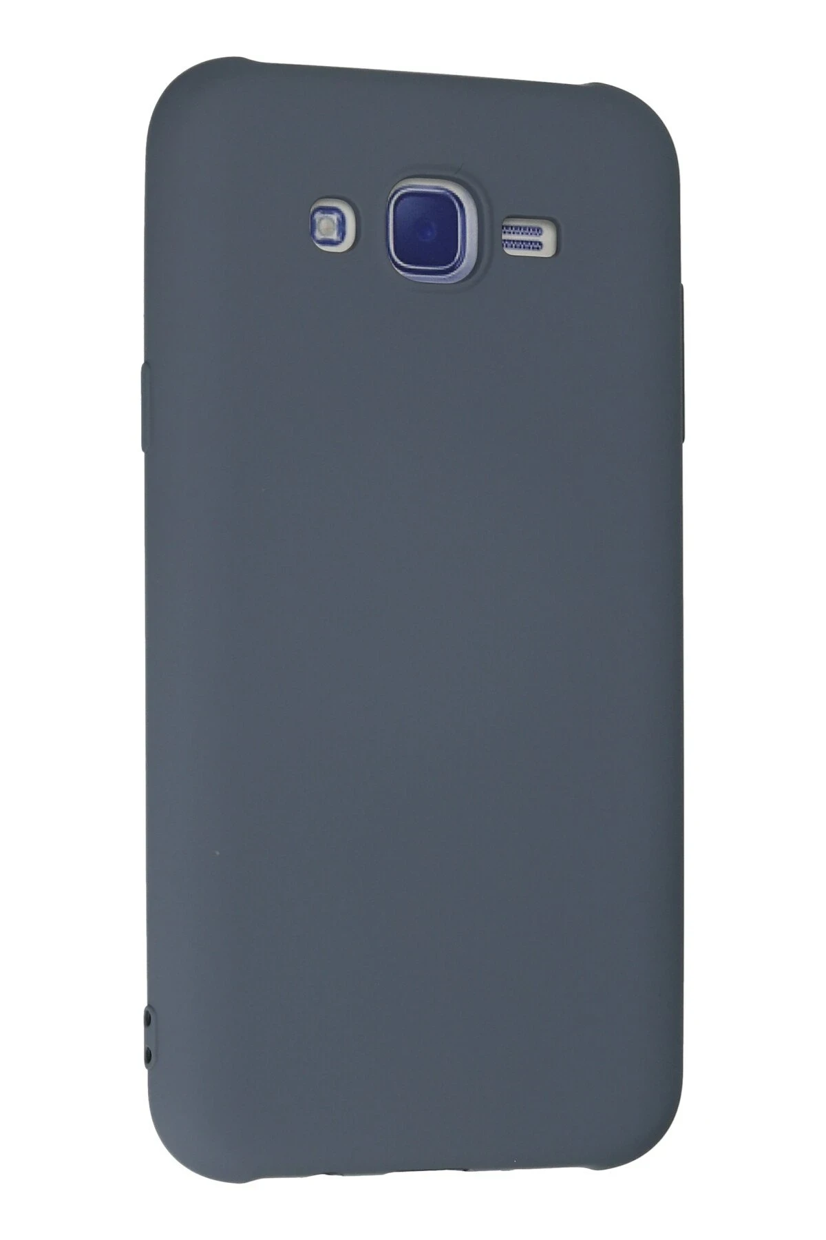 Newface Samsung Galaxy J7 Kılıf Nano içi Kadife Silikon - Gri