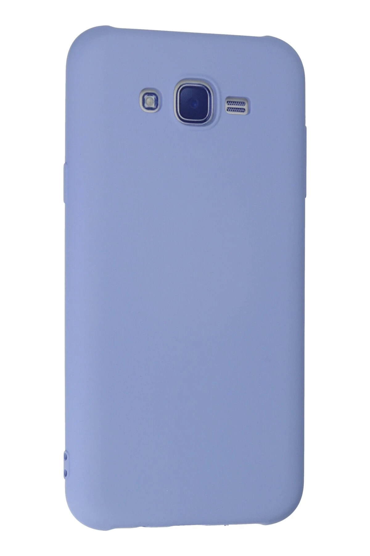 Newface Samsung Galaxy J7 Kılıf Nano içi Kadife Silikon - Lila