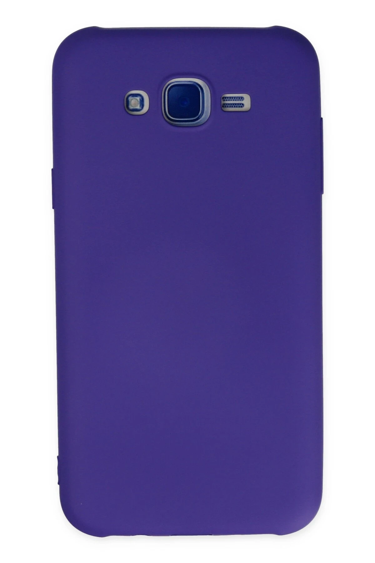 Newface Samsung Galaxy J7 Kılıf Nano içi Kadife Silikon - Mor