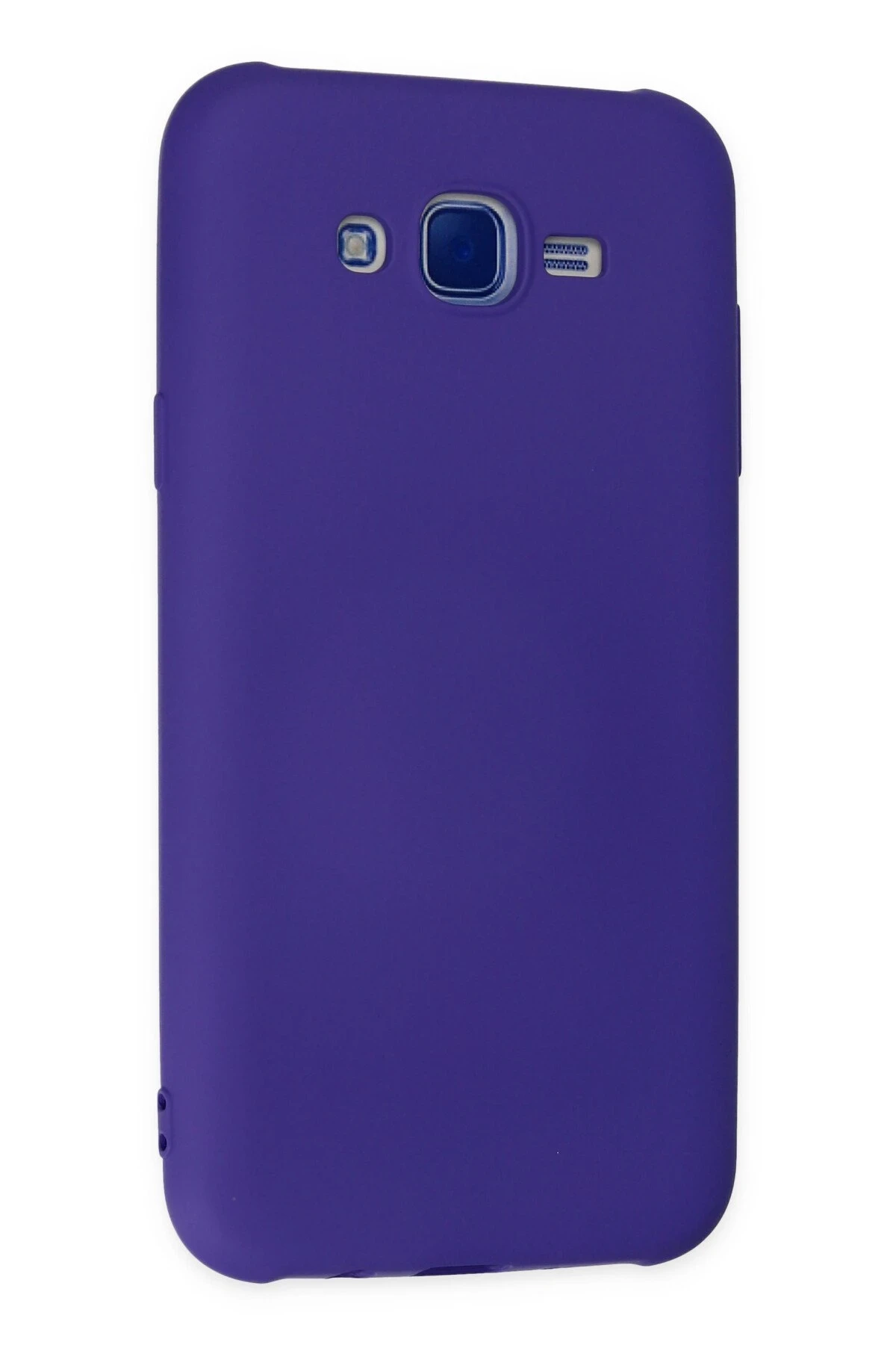 Newface Samsung Galaxy J7 Kılıf Nano içi Kadife Silikon - Mor